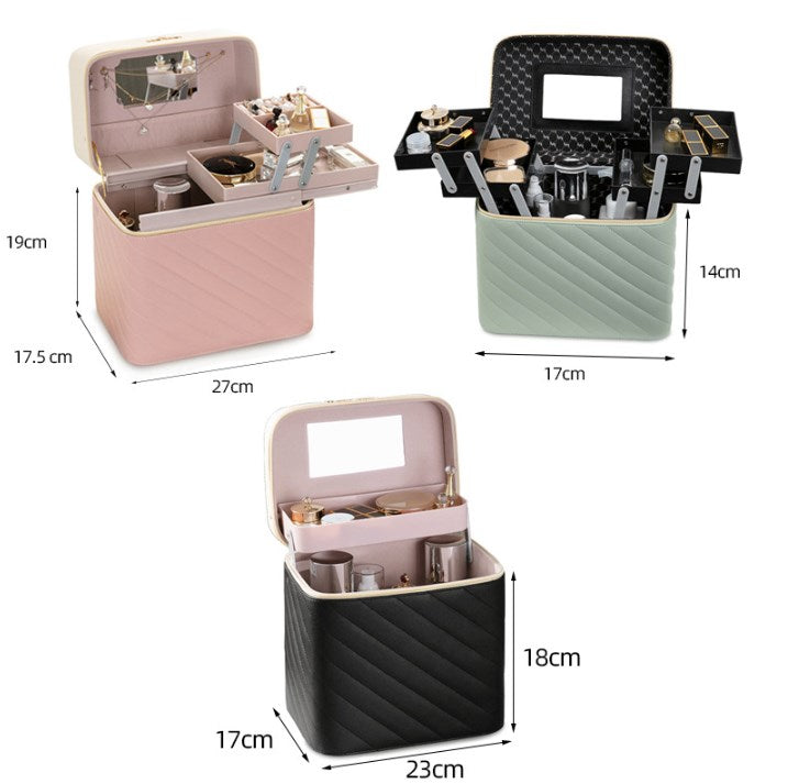 Fashionable Portable Makeup Bag and Storage Box