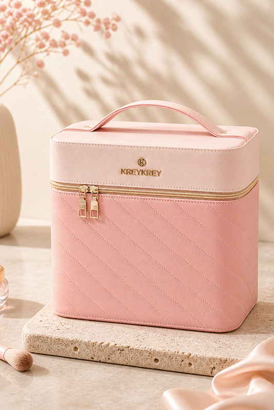 Fashionable Portable Makeup Bag and Storage Box